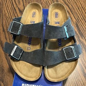Birkenstock Arizona BS Velvet Grey NIB